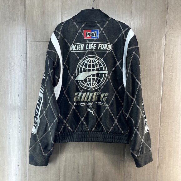 Puma x A$AP Rocky DTSD Quilt Sweatshirt Men's Size Medium Black 631126-01 - Picture 9 of 9